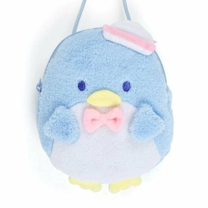 Hot Sale ✔️ Sanrio Original Tuxedosam Plush Shoulder Pouch ✔️ 3 Sanrio Original Tuxedosam Plush Shoulder Pouch