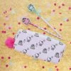 Blueprint Collections New Hello Kitty X Pusheen Pom-Pom Pencil Case