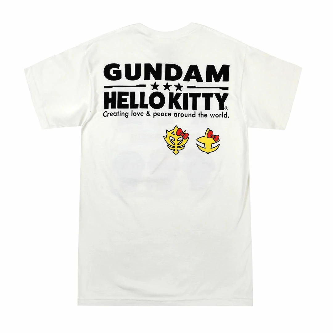 Top 10 π BIOWORLD Hello Kitty X Gundam Love & Peace Tee Characters 𧨠4 BIOWORLD Hello Kitty X Gundam Love & Peace Tee Characters