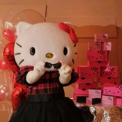 REVE (Black Truffle) Hello Kitty X REVÉ By RENÉ Biu Biu Sunglasses (Bow Red) Characters