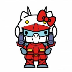 Hello Kitty X Gundam FiGPiN #776 Guncannon Hello Kitty