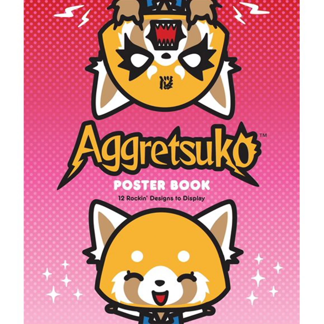 Flash Sale π₯ HACHETTE BOOK GROUP Aggretsuko Poster Book: 12 Rockin' Designs To Display Characters π 3 HACHETTE BOOK GROUP Aggretsuko Poster Book: 12 Rockin' Designs To Display Characters