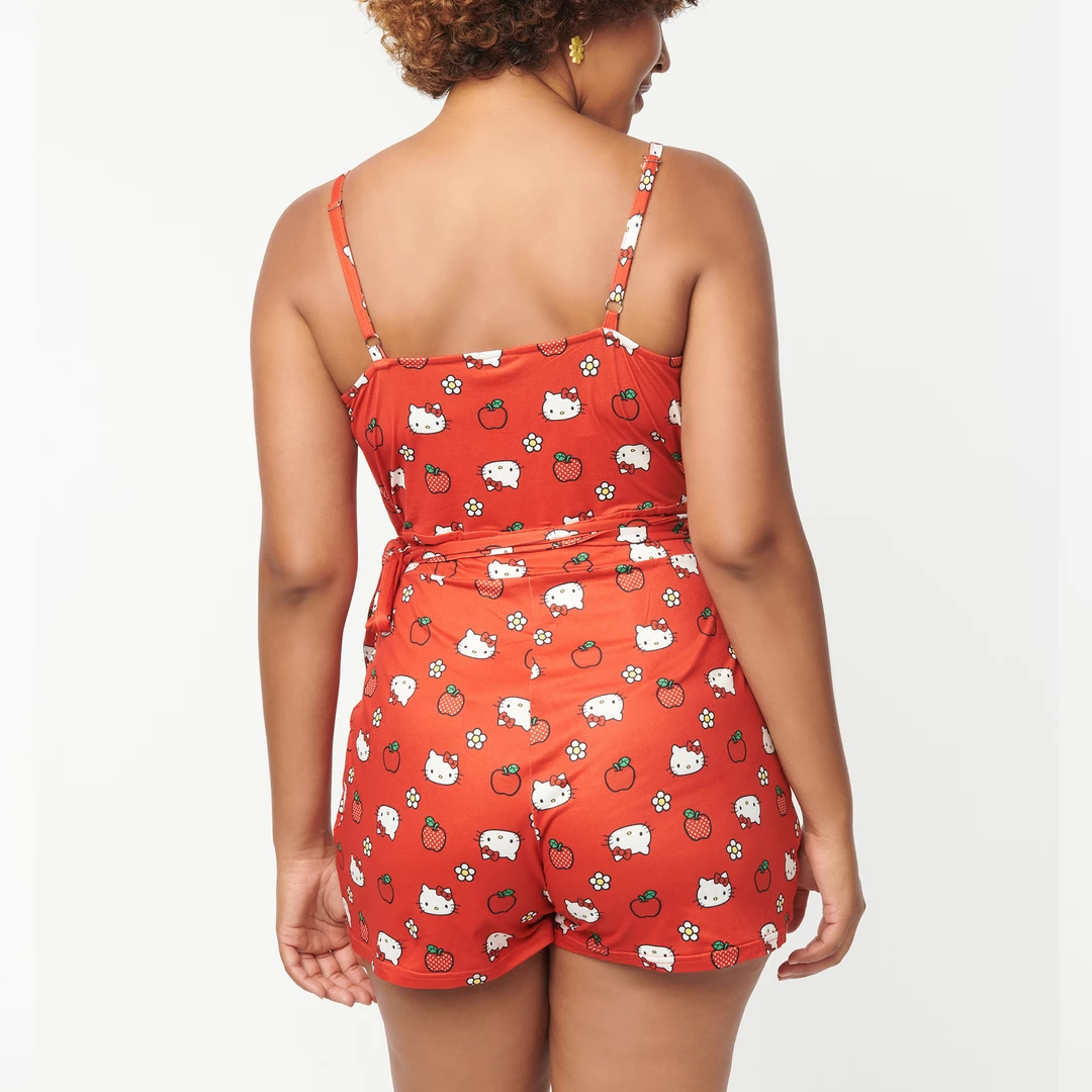 Best reviews of π Hello Kitty X Unique Vintage Apple Wrap-Front Romper β€οΈ 4 Hello Kitty X Unique Vintage Apple Wrap-Front Romper