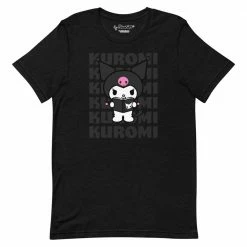 Printful Characters Kuromi Watashi Wa T-Shirt Black