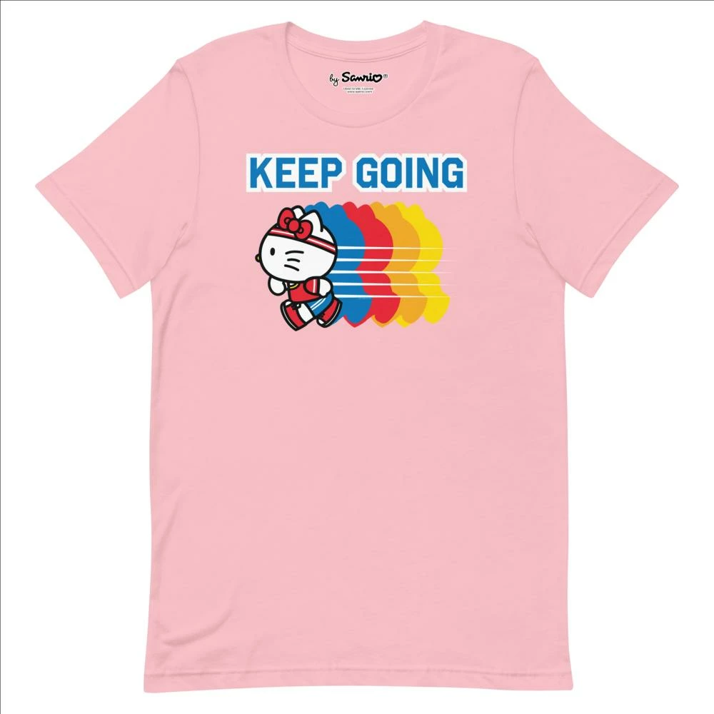 Outlet β Printful Characters Hello Kitty Keep Going T-Shirt (Pink) π 3 Printful Characters Hello Kitty Keep Going T-Shirt (Pink)