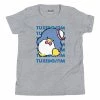 Printful Youth Tuxedosam Watashi Wa T-Shirt Heather Gray