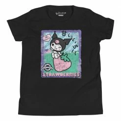Printful Youth Kuromi Strawberry Picking Strawberries Farm T-Shirt